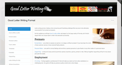 Desktop Screenshot of goodletterwriting.com